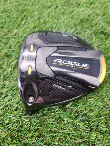 LEFTY 2022 CALLAWAY ROGUE ST MAX DRIVER 10.5* CLUBHEAD ONLY VERYGOOD