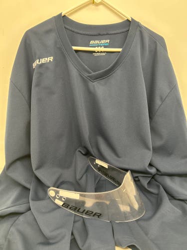 Blue Goalie Cut Men's Bauer Jersey (Used)