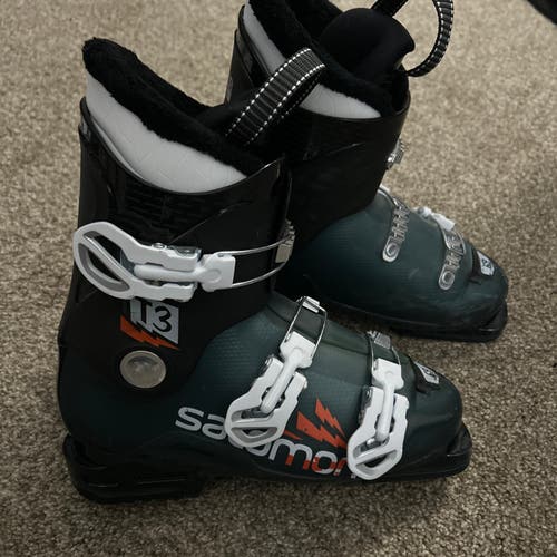Salomon T3 Ski Boots Mondo 24.5 / Youth 6 / 285 MM