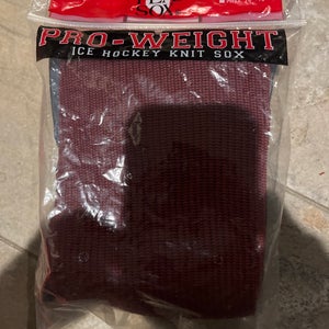 Maroon Youth Small PRO WEIGHT Socks Pro Stock (New)