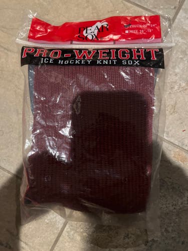 Brown Youth Small PRO WEIGHT Socks Pro Stock (New)