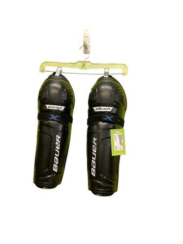 Used Bauer X Senior Shin Guards Black 13" 11686-S000045754