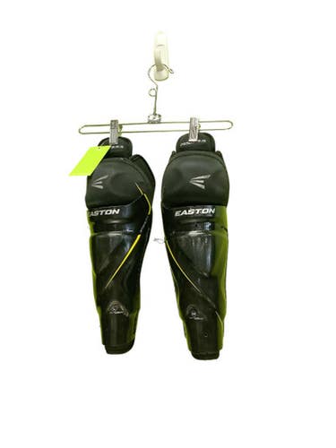 Used Easton STEALTH Junior Shin Guards Black 11" 11686-S000045710