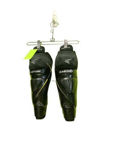 Used Easton STEALTH Junior Shin Guards Black 11" 11686-S000045710