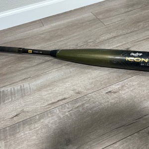 2023 Rawlings Icon Composite BBCOR Certified Bat (-3) 29 oz 32" (Used)