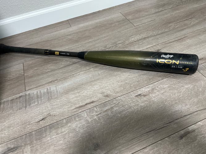 2023 Rawlings Icon Composite BBCOR Certified Bat (-3) 29 oz 32" (Used)
