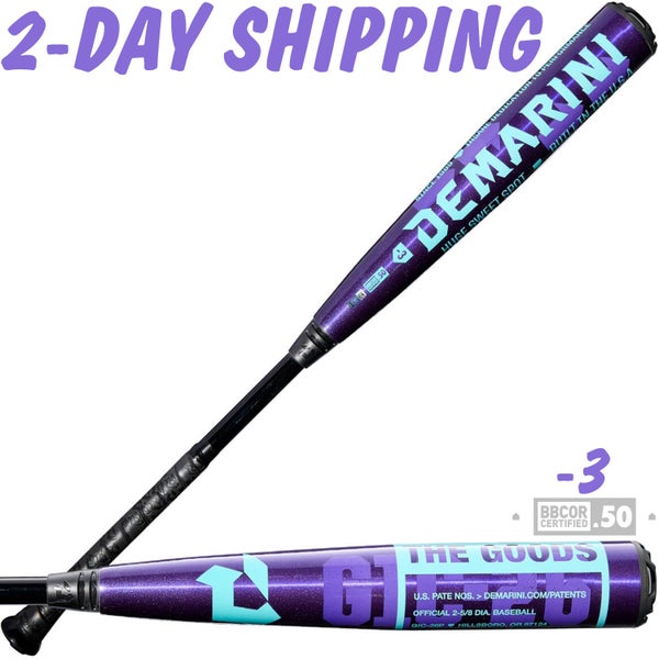 NEW | 2026 DeMarini The Goods V2 *Royal Purple* 33"/30 oz BBCOR Baseball Bat | WARRANTY | FAST SHIP