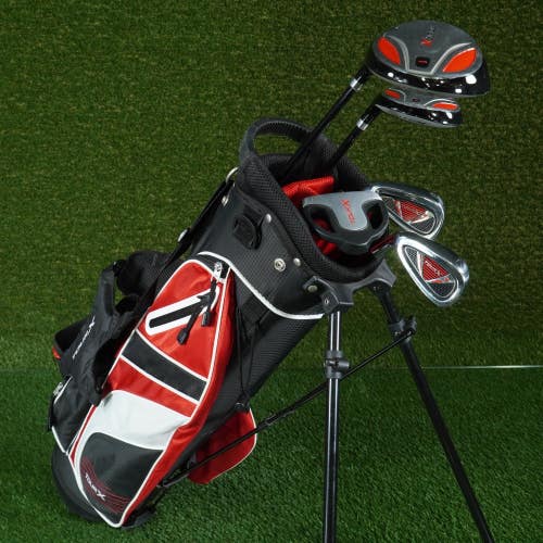 MERCHANTS OF GOLF TOUR X 6PC JUNIOR GOLF SET LEFT HANDED LH FITS KIDS 46-54