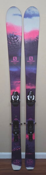 SALOMON  LUX SKIS 159 cm with Salomon Z10 Adjustable Bindings