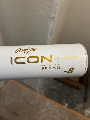 Rawlings Icon Composite Bat (-8) 22 oz 30" (Used)