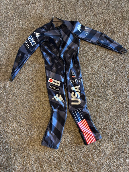 US Ski Team 2022/23 Non-Padded Suit, Back Zip, men’s
