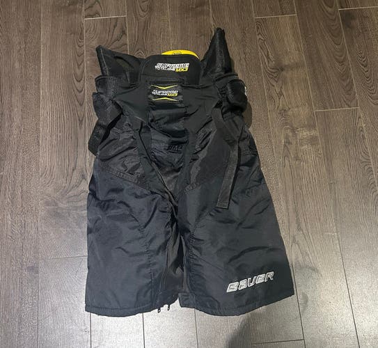 BAUER SUPREME TOTAL ONE MX3 HOCKEY PANTS/GIRDLE SENIOR MEDIUM BLACK