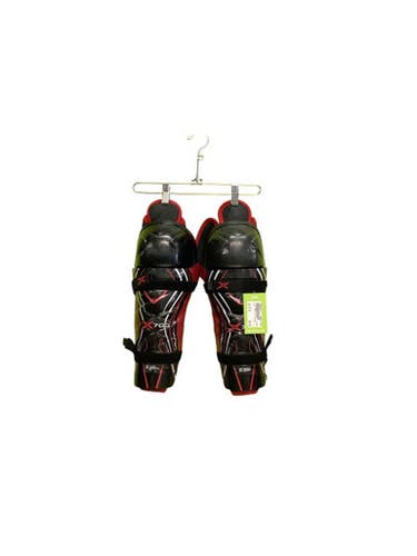 Used Bauer X700 Junior Shin Guards Black 13" 11686-S000045678