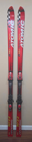 195cm Atomic Beta Race 10’22 Racing Skis With Bindings Atomic 614 Race