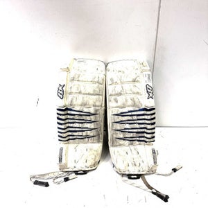 Used Brians H SERIES 29+1 Goalie Leg Pads Junior White 29" 11860-S000297601