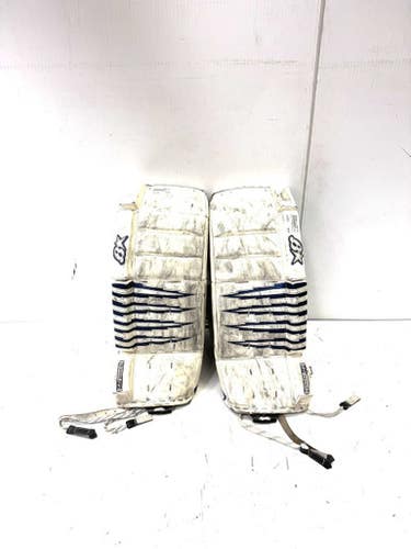 Used Brians H SERIES 29+1 Goalie Leg Pads Junior White 29" 11860-S000297601