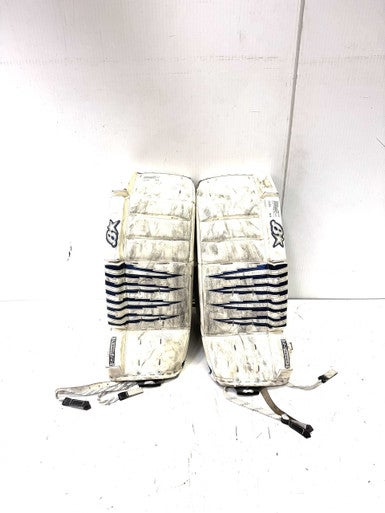Used Brians H SERIES 29+1 Goalie Leg Pads Junior White 29" 11860-S000297601