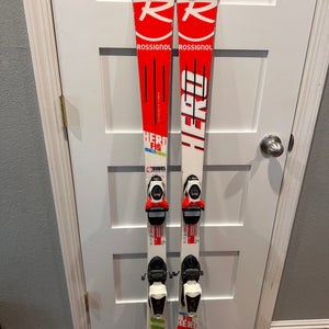 Unisex Rossignol Hero Jr Multi Event 146 cm Racing Skis With Bindings