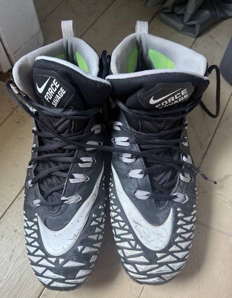 Men's Size 13.0W Nike Mid Top Molded Cleats (Used)