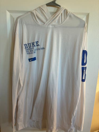 Nike Duke long sleeve hooded shirt size XL