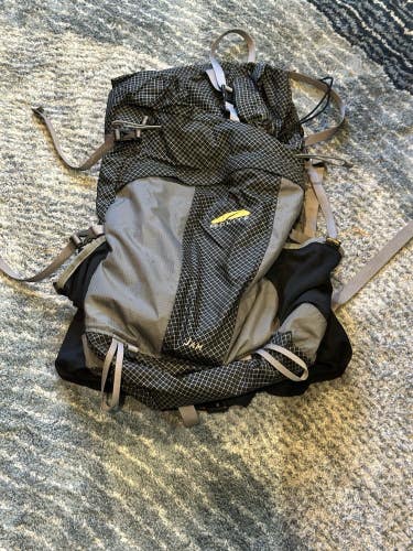 GoLite Jam Pack Ultralight Hiking Backpack Grey Bag Large