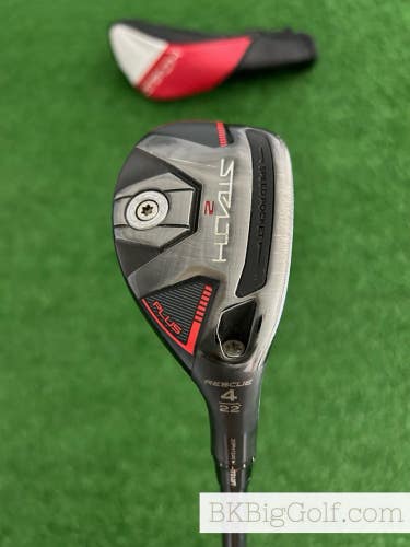 Taylormade Stealth 2 Plus 22 Degree Rescue 4 Hybrid w Headcover / Stiff