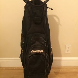Cleveland Black Cart Golf Bag with 14-way Dividers (No Rain Cover) READ