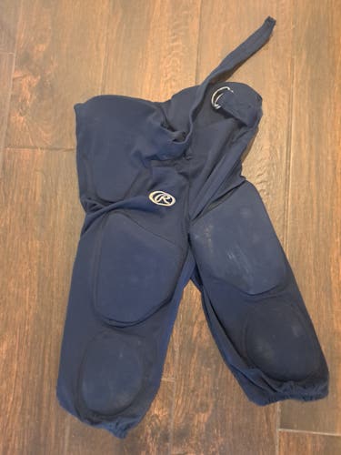 Blue Medium Youth Rawlings Football Game Pants (Used)