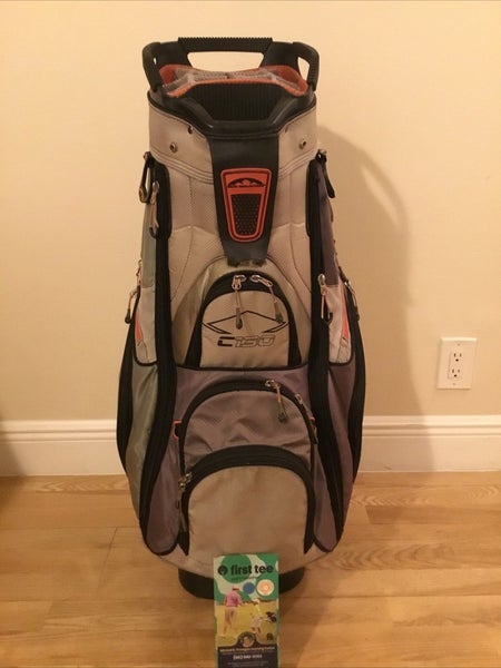 Sun Mountain C-130 Cart Golf Bag with 14-way Dividers & Rain Cover