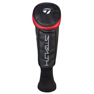 NEW TaylorMade Golf Stealth Black/Red Hybrid/Rescue Headcover