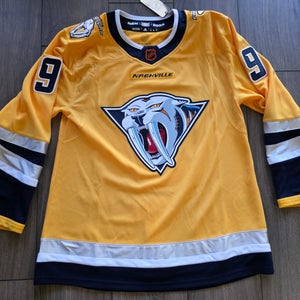 Nashville Predators Reverse Retro 2.0 Adidas Forsberg Jersey NWT 50