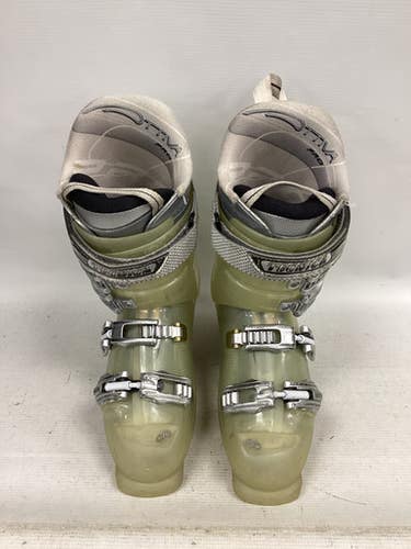 Used Tecnica ATTIVA DIABLO PRO Womens DH Ski Boot Gold 250 MP - M07 - W08 11851-S000037659