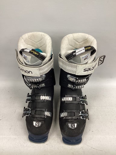 Used Salomon X-PRO ENERGYZER 80W Womens DH Ski Boot Navy Blue 230 MP - J05 - W06 11851-S000037662