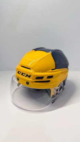 CCM Super Tacks X Medium  Yellow + blue Navy #1062