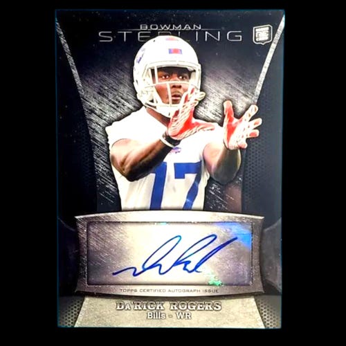 Da'Rick Rogers Autograph auto 2013 Topps Bowman Sterling Football