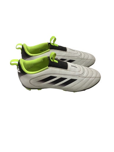 Used Adidas GOLETTO Soccer Cleats Black And White Junior 05.5 11347-S000255208