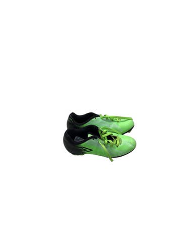 Used Umbro Soccer Cleats Black And Neon Green Youth 13.0 11347-S000255192
