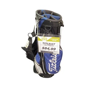Used Titleist 6 WAY STAND BAG Mens Stand Bag Black And Navy Blue 11347-S000255173