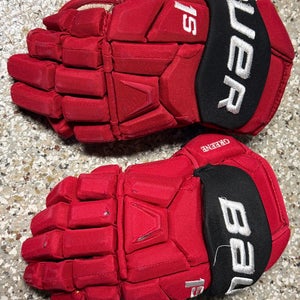 Used Devils Andy Greene Bauer Supreme 1S Gloves 14"