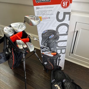 US Kids Golf  Right Handed Clubs UL (Full Set) 7 Pieces (Used 1x) 51”