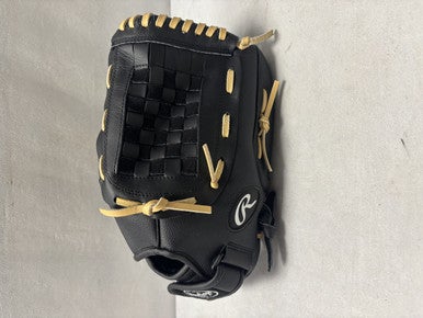 Used Rawlings SS13W BB/SB Glove RH Throw Black 13" 11490-S000265695