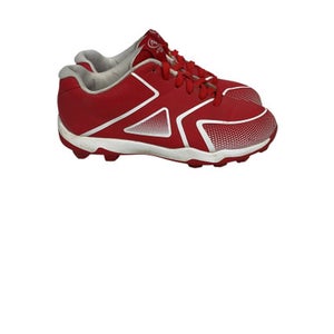 Used Athletic Works BASEBALL CLEATS BB/SB Cleats Red Junior 01 11847-S000029352