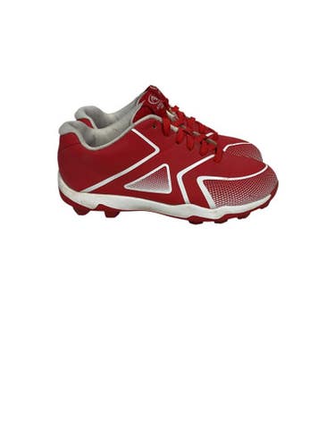 Used Athletic Works BASEBALL CLEATS BB/SB Cleats Red Junior 01 11847-S000029352
