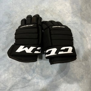 Black Junior CCM Jetspeed FT455 Gloves 12" (Used)