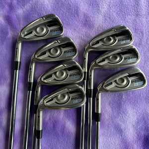 Men's Ping G Iron Set Left Hand Regular Flex Steel Shaft (Used)