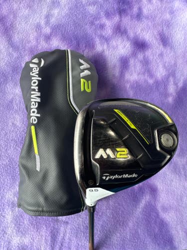 Men's TaylorMade M2 Driver Left Hand Stiff Flex 9 Loft (Used)
