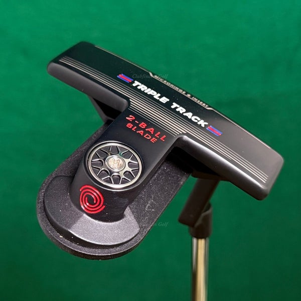 Odyssey Triple Track 2-Ball Blade 35" Putter Golf Club W/ Stroke Lab & Headcover