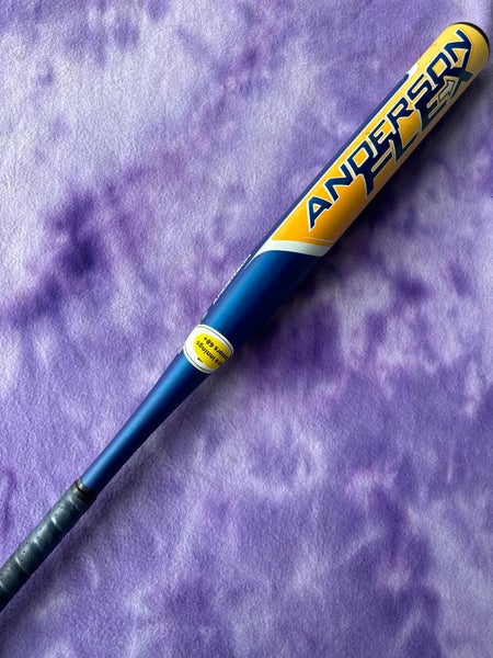 Blue Anderson Flex Alloy Bat (-6) Alloy 28 oz 34" (Used)