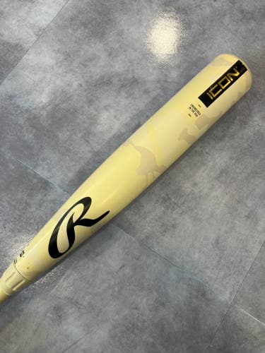 2025 Rawlings Icon Composite Bat BBCOR Certified (-3) Composite 29 oz 32" (Used)