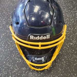 Used Riddell SPEEDFLEX YOUTH FB Helmet Navy Blue SM 11849-S000031574